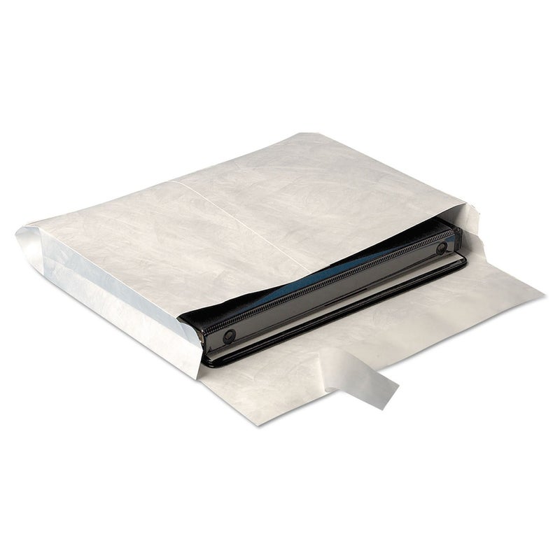 Quality Park Tyvek Open Side Envelope, 10 x 13 x 2 Inches, Pack of 25 (R4611) - Image 1